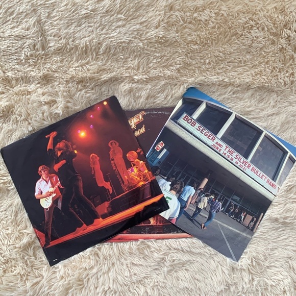 Bob Seger & The Silver Bullet Band Nine Tonight Double LP - Picture 4 of 9